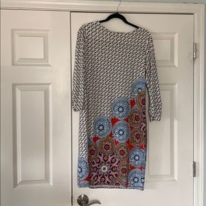 Chico’s printed shift dress